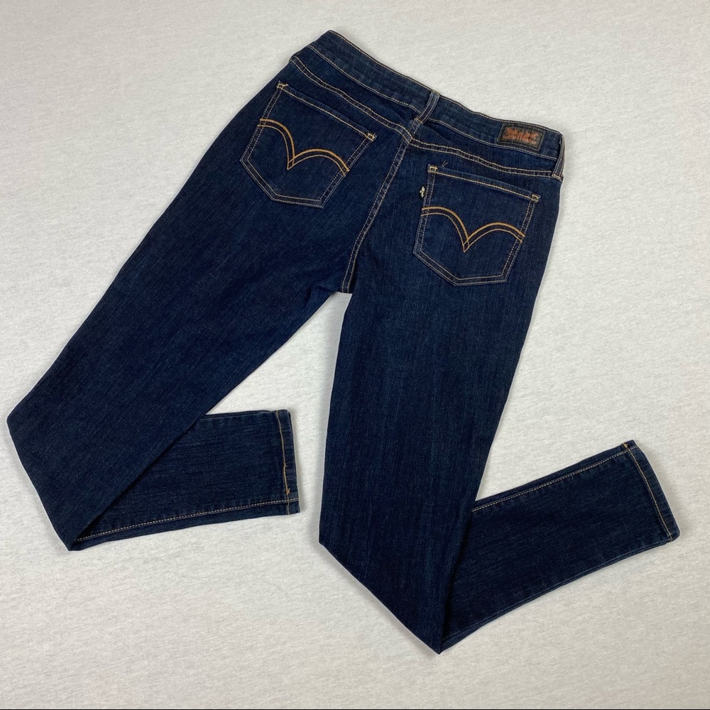EUC Levi’s Legging Dark Wash Stretch Skinny Jeans - Picture 11 of 12